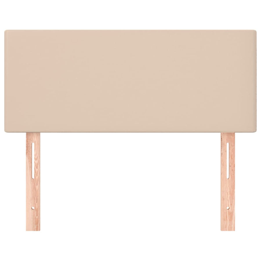 Hoofdbord 00X5X78/88 Cm Kunstleer Kleurig Cappuccino 100 cm Laag