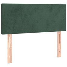 Hoofdbord 00X5X78/88 Cm Fluweel Donkergroen 100 cm Laag