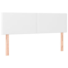 Hoofdborden 2 St 72X5X78/88 Cm Kunstleer Wit 144 cm Laag