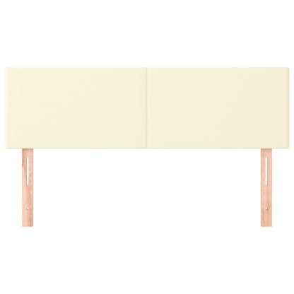 Hoofdborden 2 St 72X5X78/88 Cm Kunstleer Kleurig 1 144 cm crème