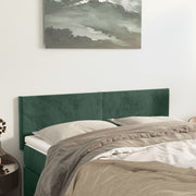 Hoofdbord 72x5x78/88 cm fluweel donkergroen
