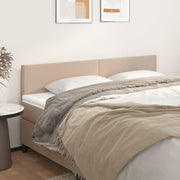 Hoofdbord 160x5x78/88 cm kunstleer cappuccino