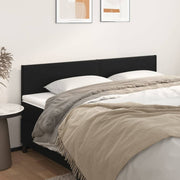 Hoofdborden 2 stuks 180x5x78/88 cm kunstleer zwart