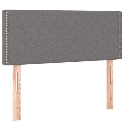 Hoofdbord 80x5x78/88 cm stof donkergrijs 1 80 cm Donkergrijs
