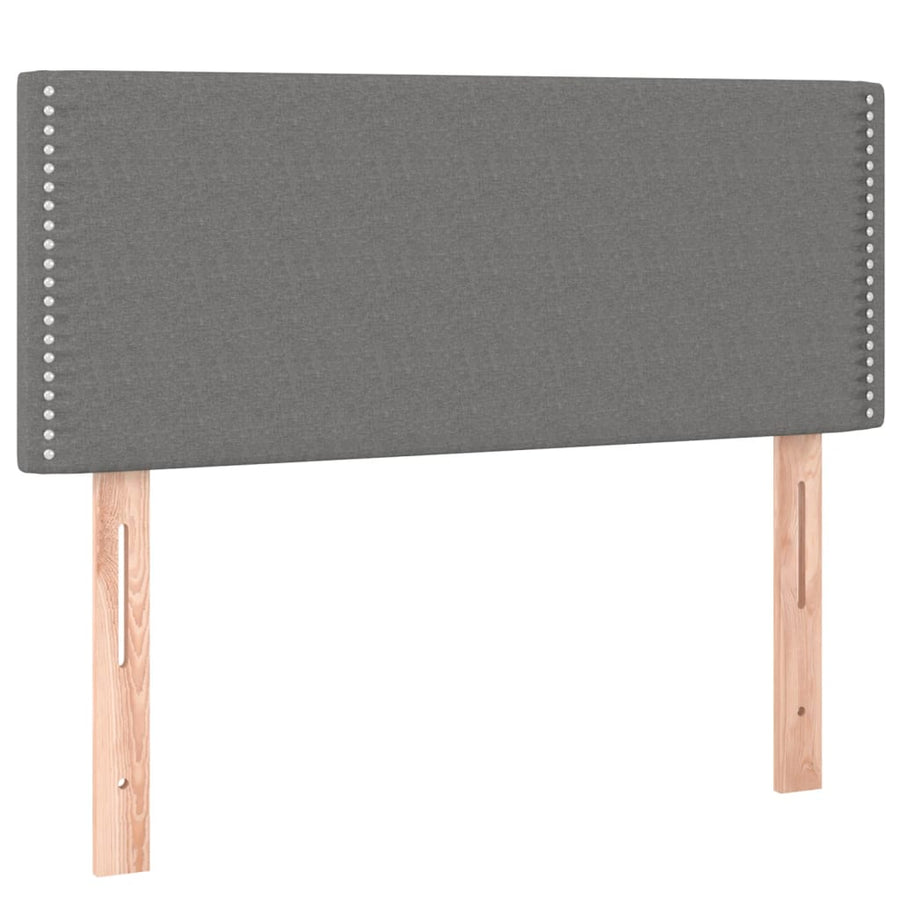 Hoofdbord 80x5x78/88 cm stof donkergrijs 1 80 cm Donkergrijs