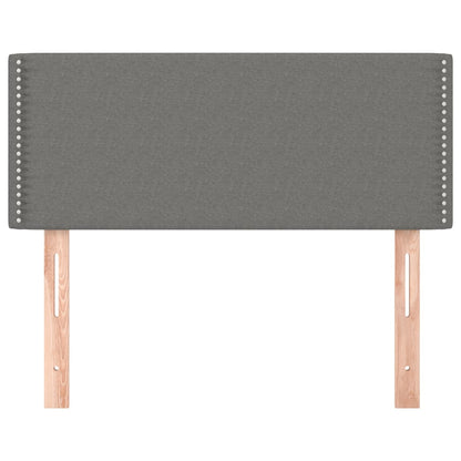 Hoofdbord 80x5x78/88 cm stof donkergrijs 1 80 cm Donkergrijs