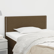 Hoofdbord 80x5x78/88 cm stof donkerbruin