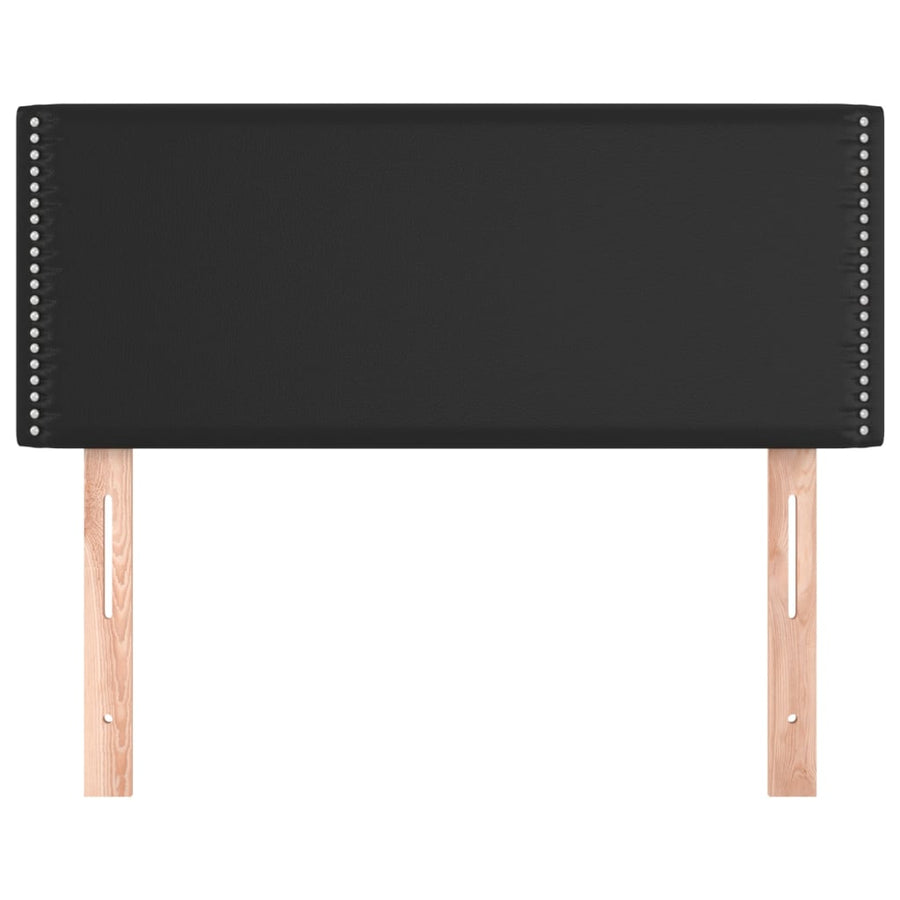 Hoofdbord 80x5x78/88 cm kunstleer zwart 1 80 cm Zwart