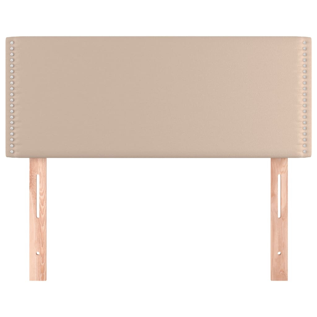 Hoofdbord 80X5X78/88 Cm Kunstleer Kleurig Cappuccino 80 cm Laag