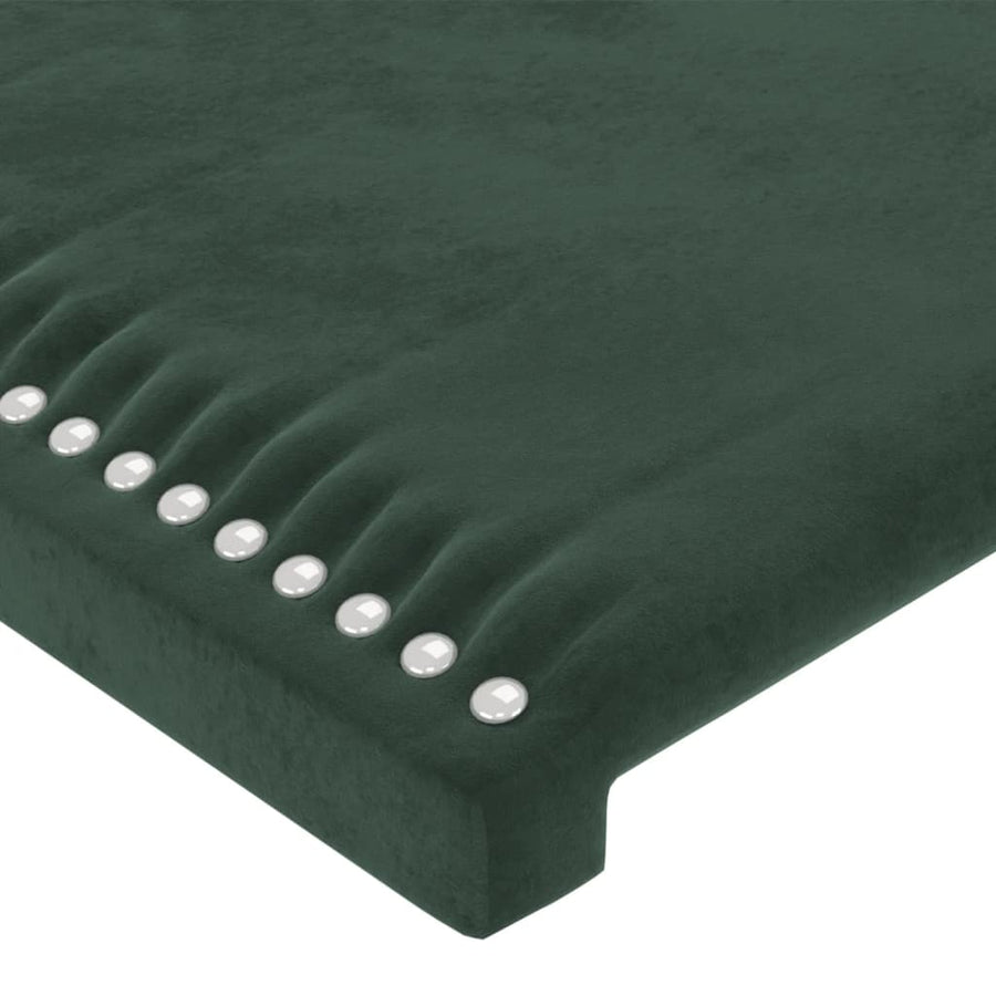 Hoofdbord 80x5x78/88 cm fluweel donkergroen 80 cm Laag