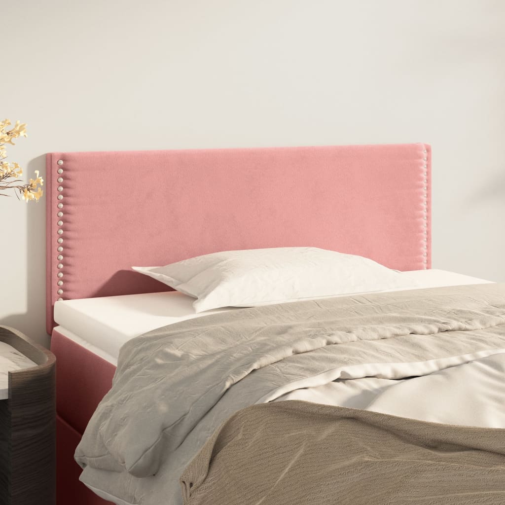 Hoofdborden 2 St 80X5X78/88 Cm Fluweel Lichtgrijs