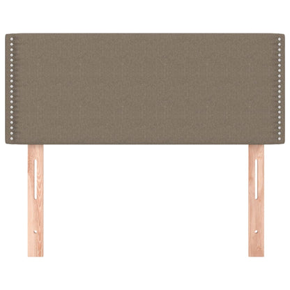 Hoofdbord 90x5x78/88 cm stof taupe 90 cm Laag