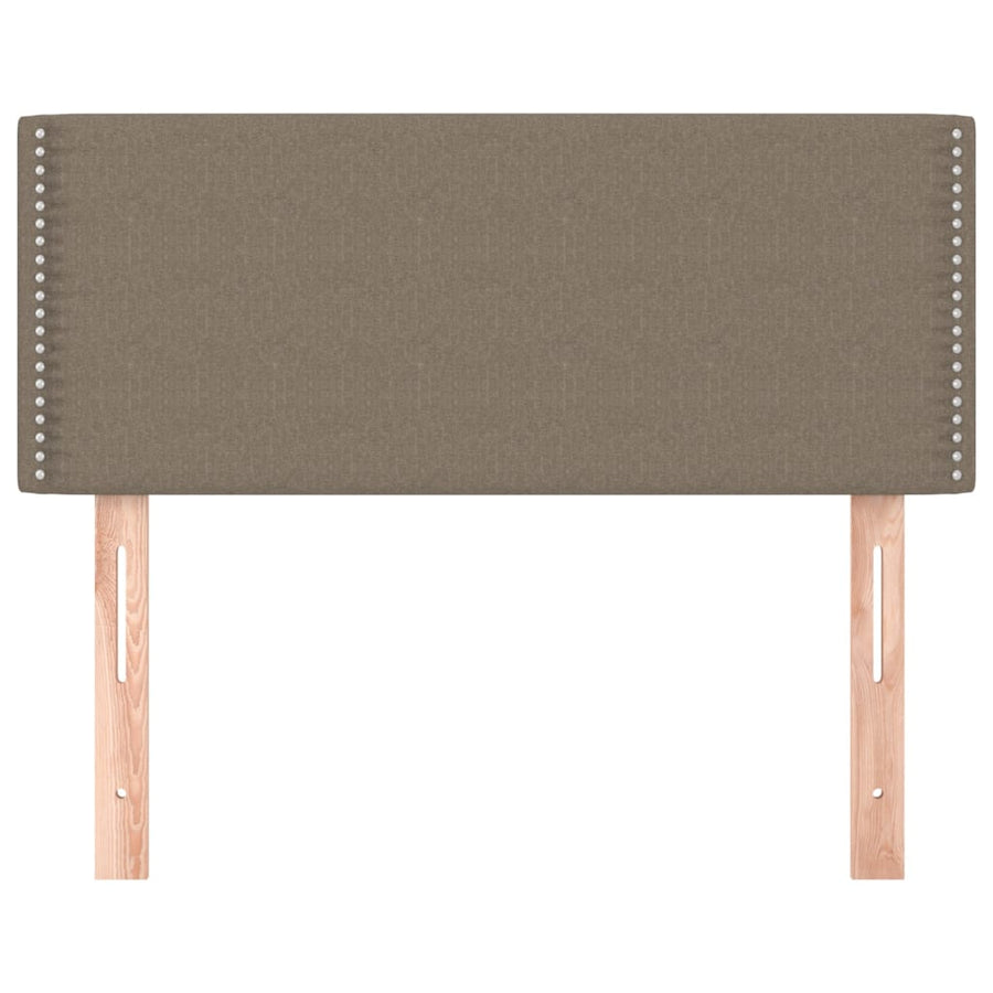 Hoofdbord 90x5x78/88 cm stof taupe 90 cm Laag