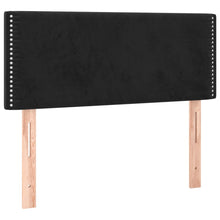 Hoofdbord 90x5x78/88 cm fluweel zwart 1 90 cm Zwart