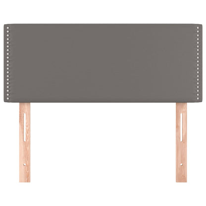 Hoofdbord 100x5x78/88 cm kunstleer grijs 100 cm Grijs