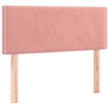 Hoofdbord 00X5X78/88 Cm Fluweel Roze 100 cm Laag