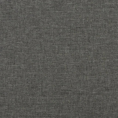 Hoofdborden 2 st 72x5x78/88 cm stof donkergrijs 144 cm Laag