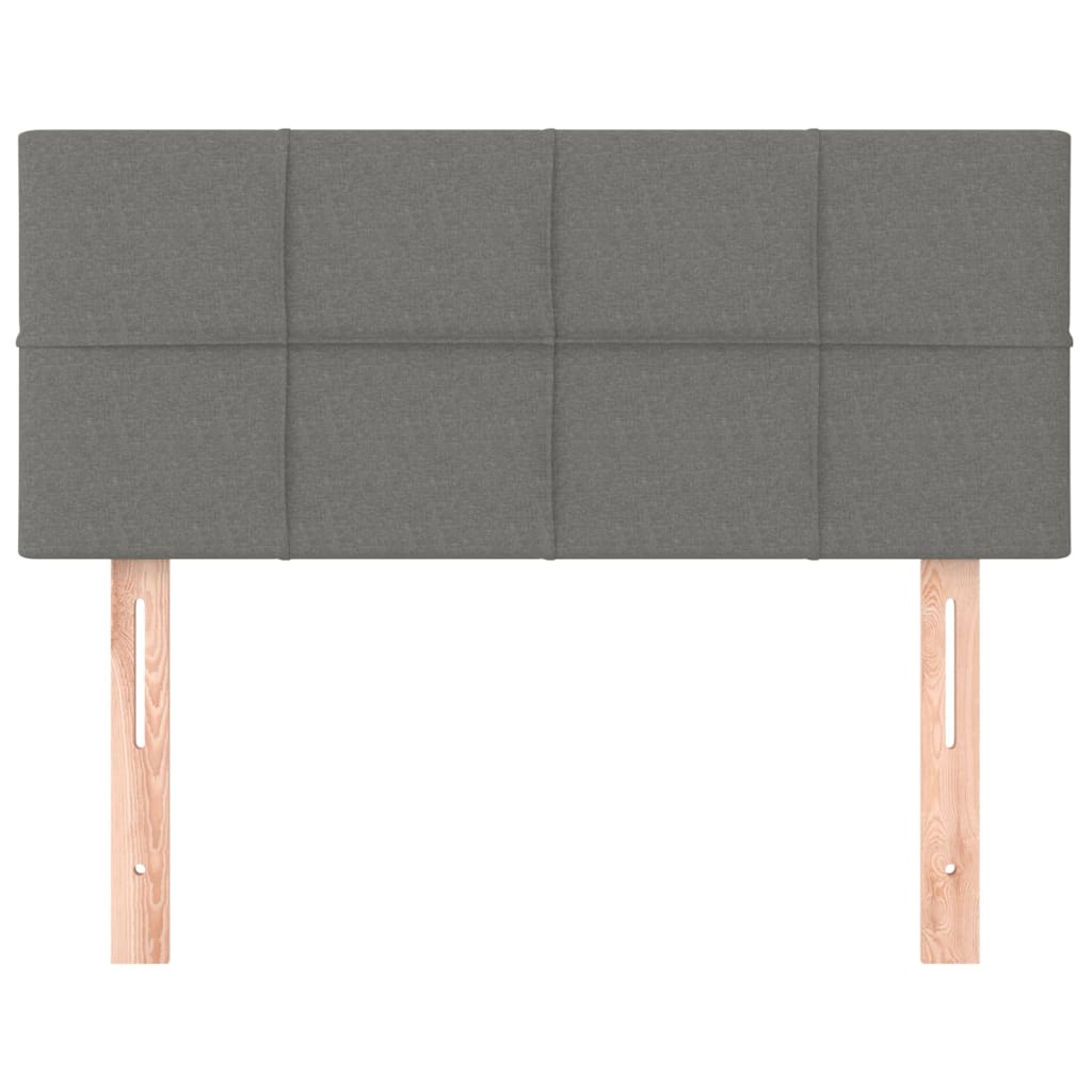 Hoofdbord 80x5x78/88 cm stof donkergrijs 1 80 cm Donkergrijs