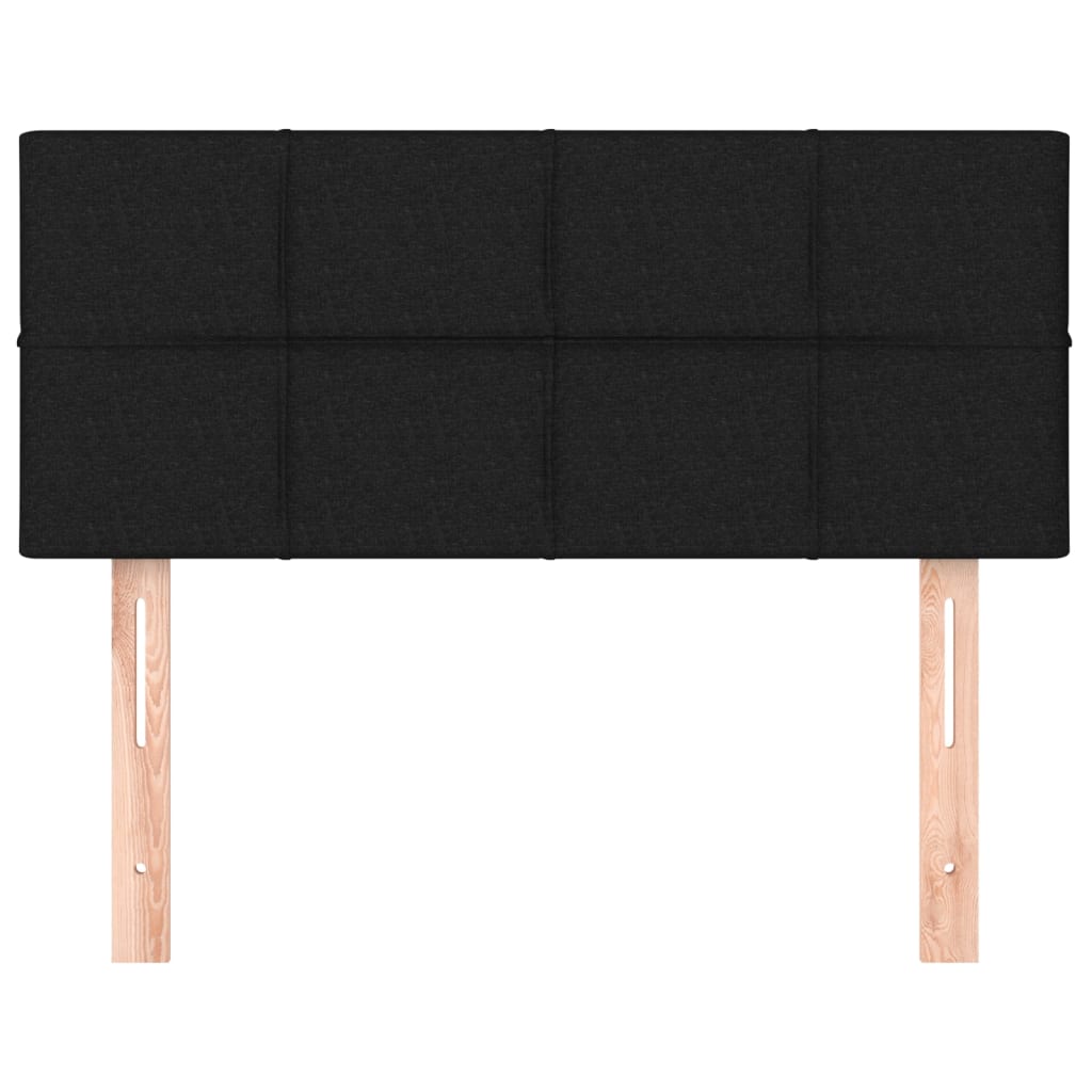 Hoofdbord 80x5x78/88 cm stof zwart 1 80 cm Zwart