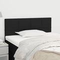 Hoofdbord 80x5x78/88 cm stof zwart