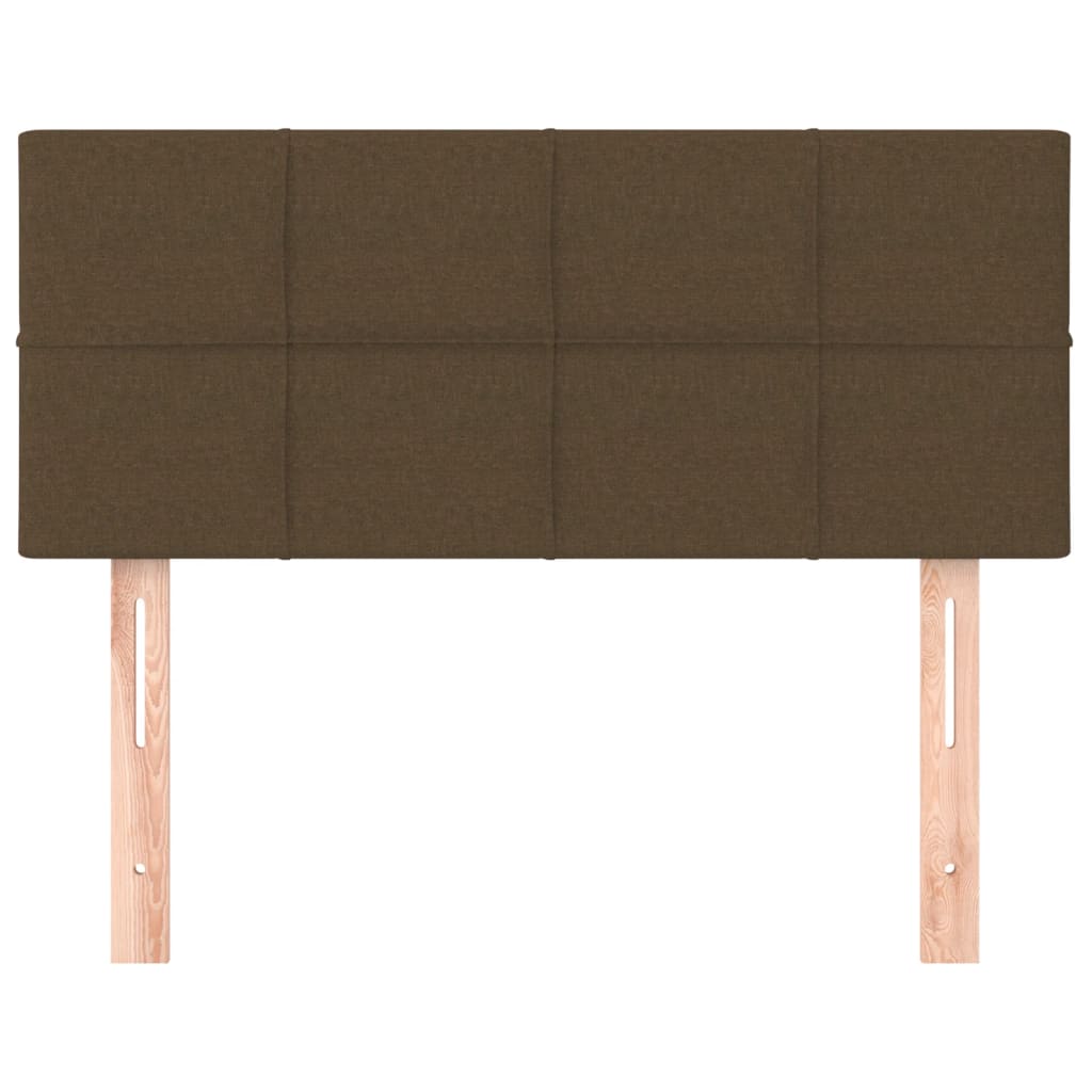 Hoofdbord 80x5x78/88 cm stof donkerbruin 1 80 cm Donkerbruin