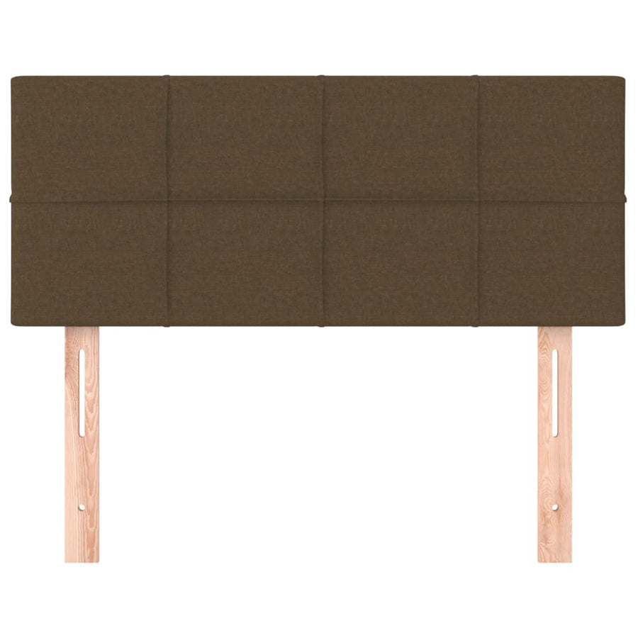 Hoofdbord 80x5x78/88 cm stof donkerbruin 1 80 cm Donkerbruin