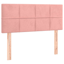 Hoofdbord 80X5X78/88 Cm Fluweel Roze 80 cm Laag