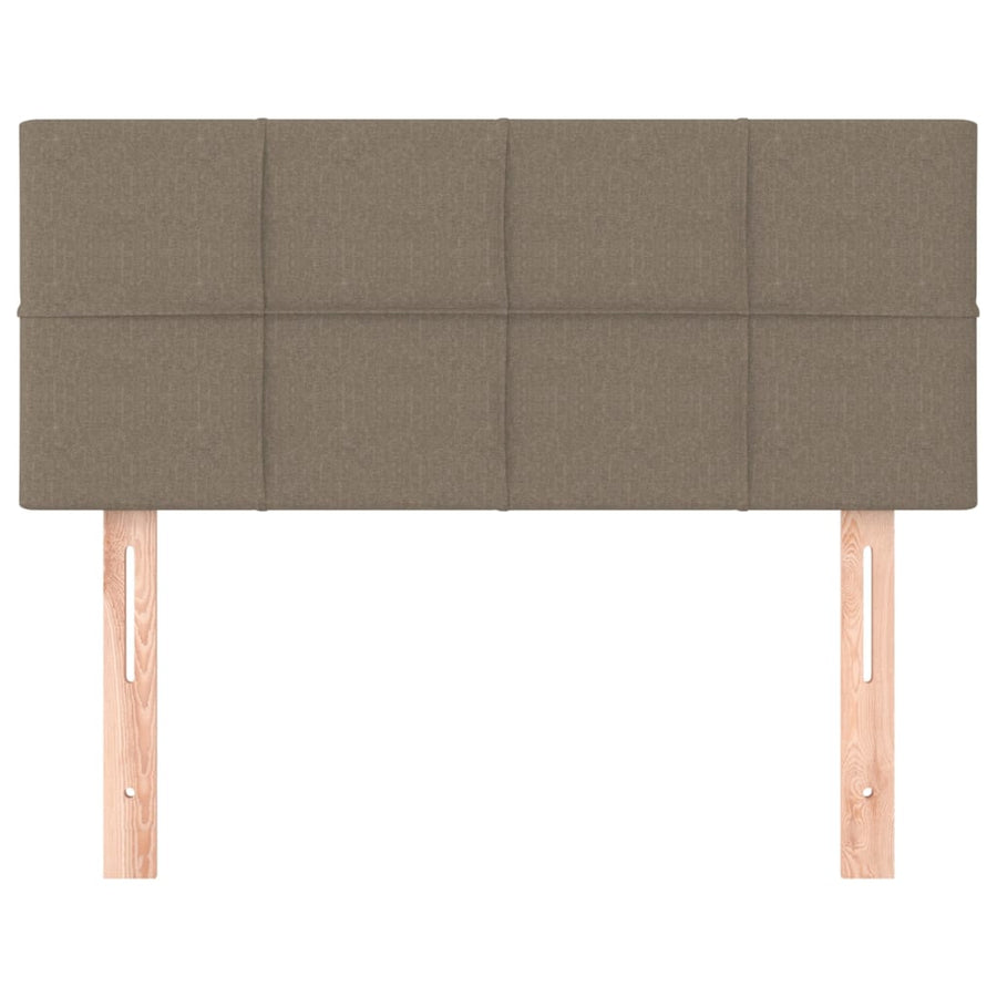 Hoofdbord 90x5x78/88 cm stof taupe