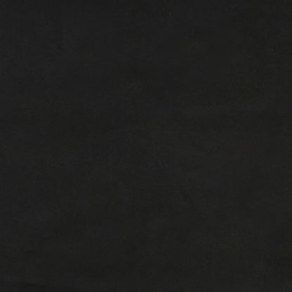 Hoofdbord 90X5X78/88 Cm Fluweel Zwart 90 cm Laag