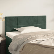 Hoofdbord 90x5x78/88 cm fluweel donkergroen