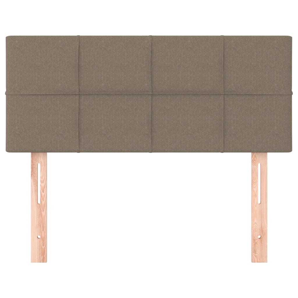 Hoofdbord 00X5X78/88 Cm Stof Taupe 100 cm Laag