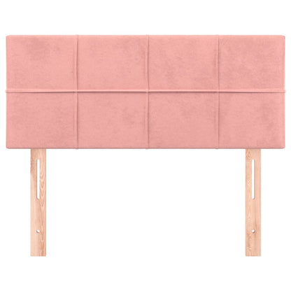 Hoofdbord 100X5X78/88 Cm Fluweel Roze 100 cm
