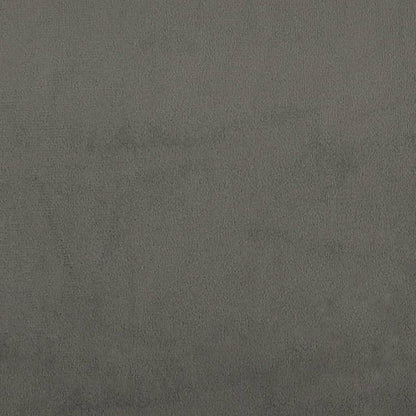 Hoofdborden 2 St 72X5X78/88 Cm Fluweel Donkergrijs 144 cm Laag