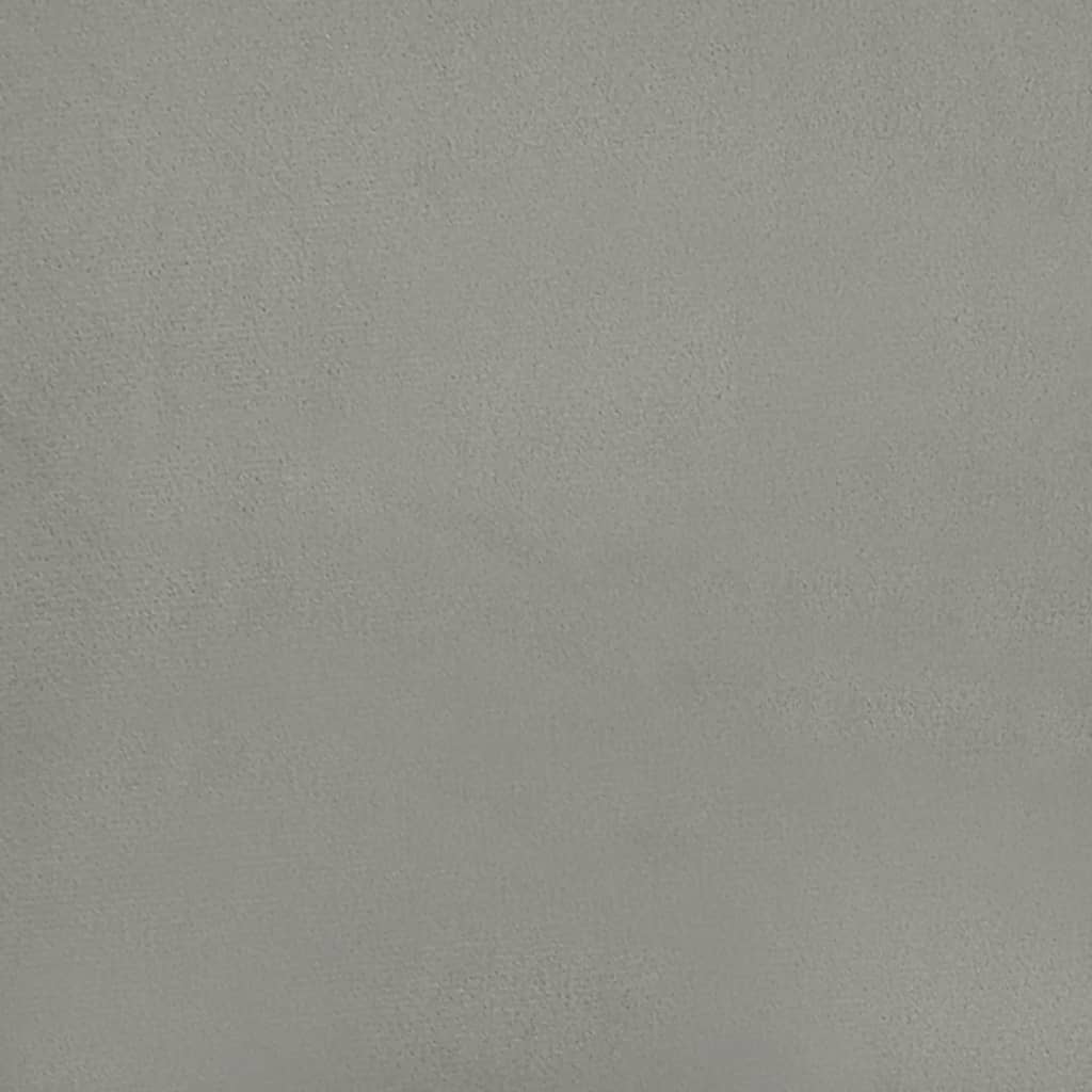 Hoofdborden 2 St 80X5X78/88 Cm Fluweel Lichtgrijs 160 cm Laag