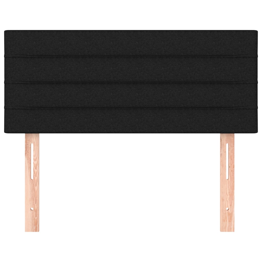 Hoofdbord 80x5x78/88 cm stof zwart 80 cm Laag