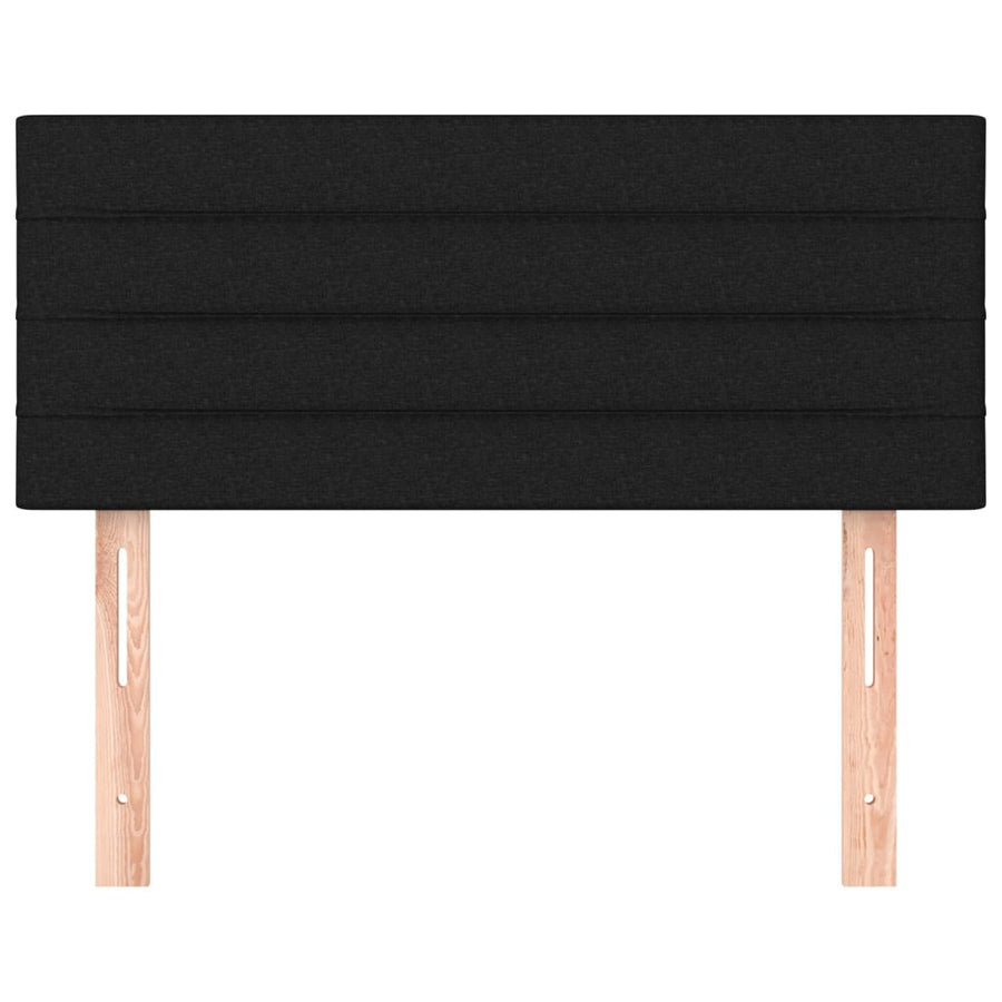 Hoofdbord 80x5x78/88 cm stof zwart 80 cm Laag