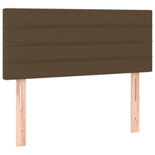 Hoofdbord 80x5x78/88 cm stof donkerbruin 80 cm Laag