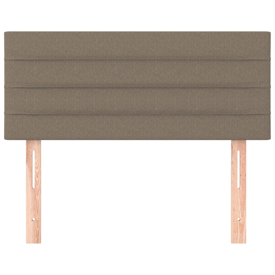 Hoofdbord 80x5x78/88 cm stof taupe 80 cm Laag