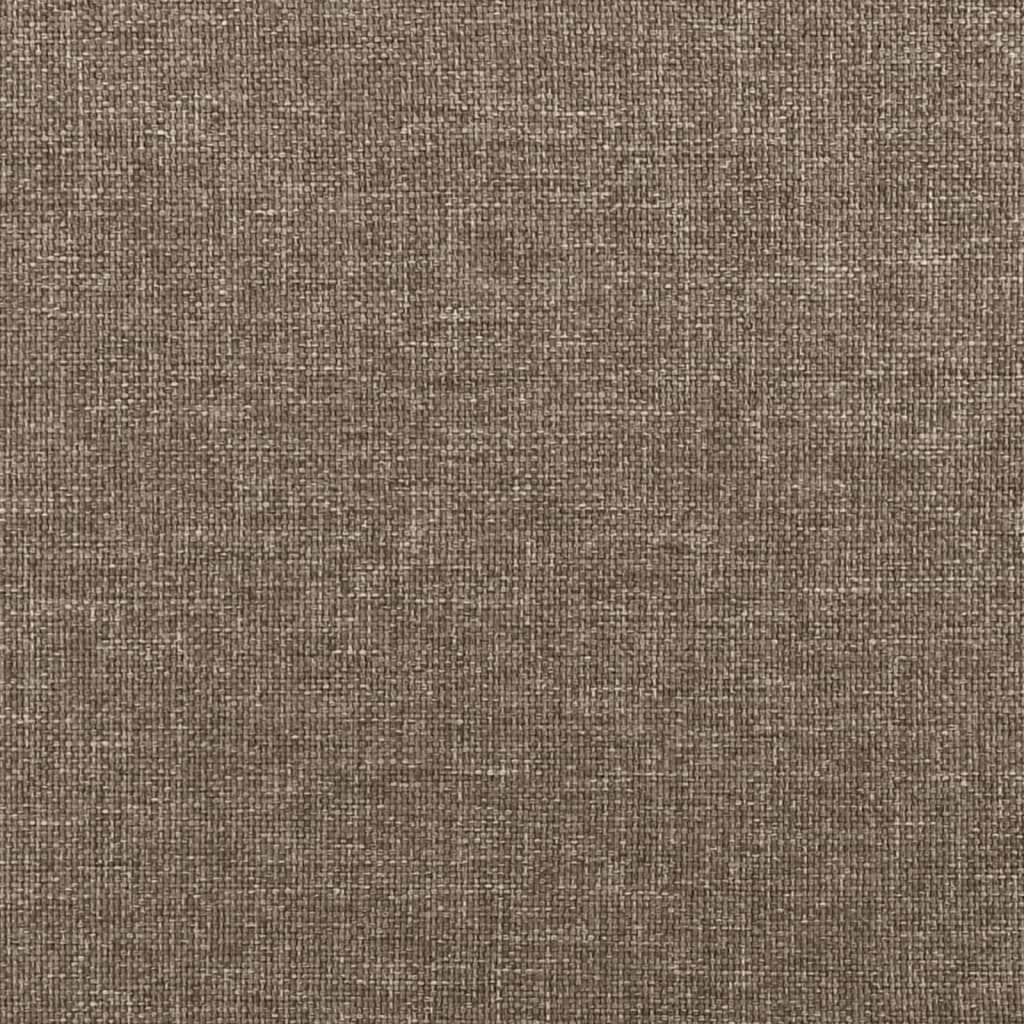 Hoofdbord 80x5x78/88 cm stof taupe 80 cm Laag