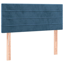 Hoofdbord 80X5X78/88 Cm Fluweel Donkerblauw 80 cm Laag
