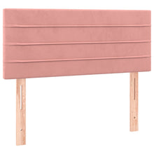 Hoofdbord 80X5X78/88 Cm Fluweel Roze 80 cm Laag