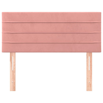 Hoofdbord 80X5X78/88 Cm Fluweel Roze 80 cm Laag