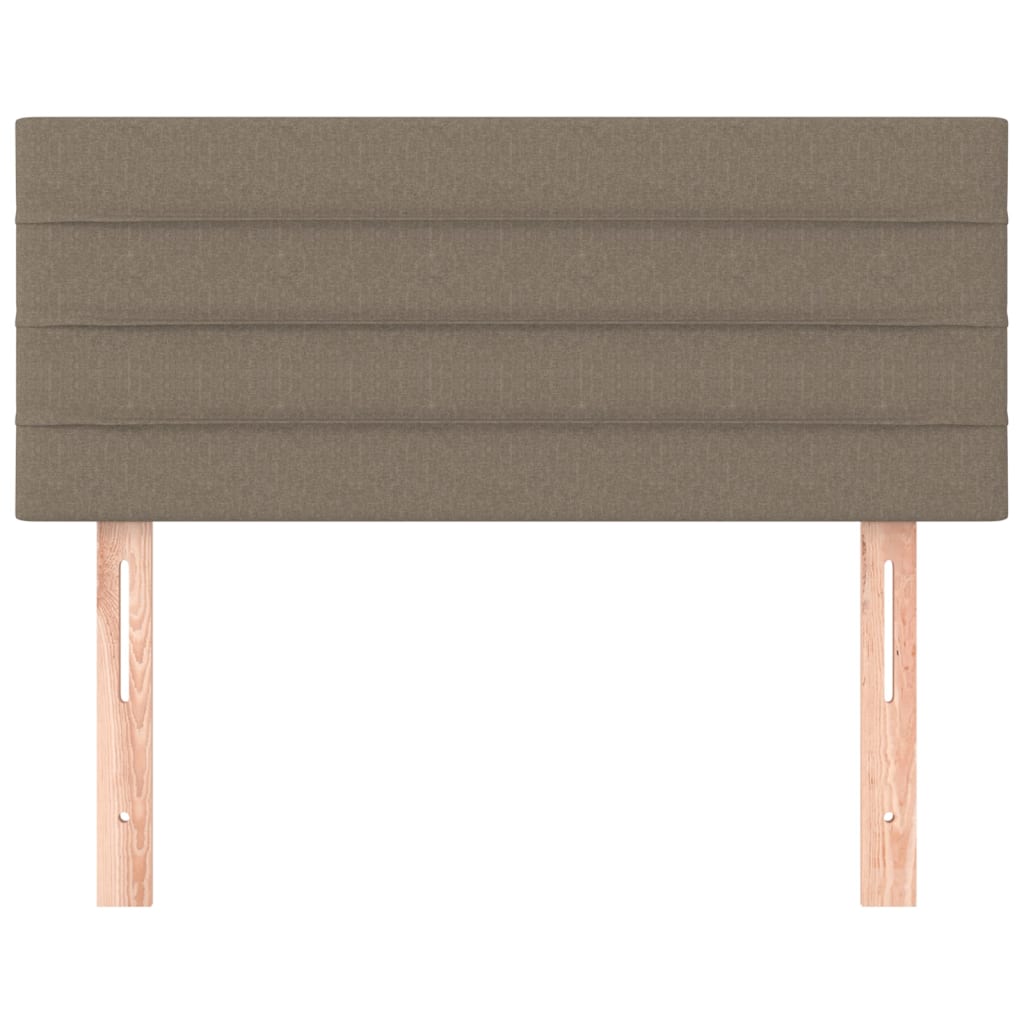Hoofdbord 90x5x78/88 cm stof taupe 1 90 cm Taupe