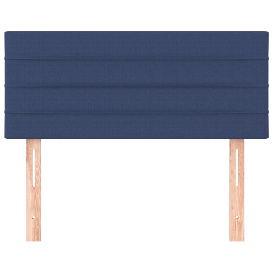 Hoofdbord 90x5x78/88 cm stof blauw