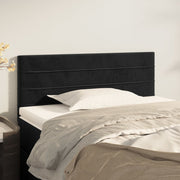 Hoofdbord 90x5x78/88 cm fluweel zwart