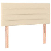 Hoofdbord 100x5x78/88 cm stof crèmekleurig 100 cm Crème