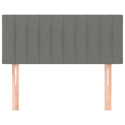 Hoofdbord 80x5x78/88 cm stof donkergrijs 80 cm Laag