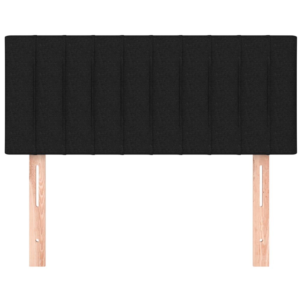 Hoofdbord 80x5x78/88 cm stof zwart 80 cm Laag