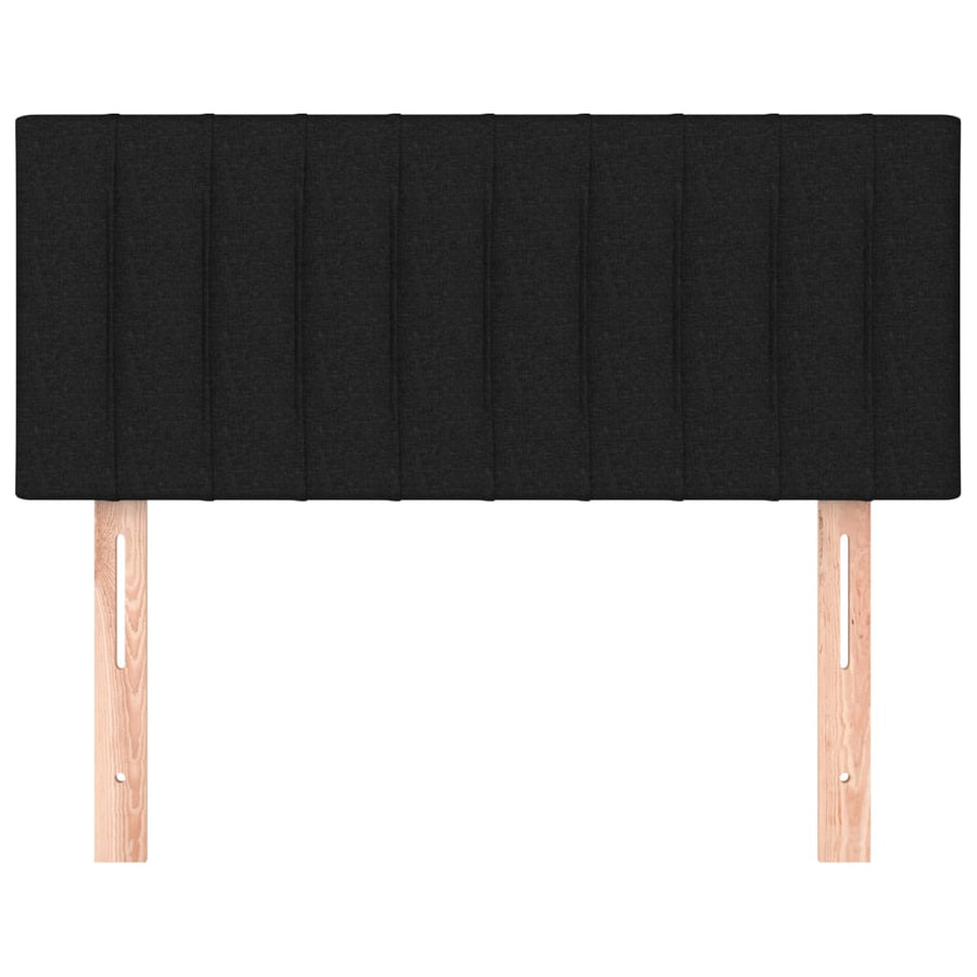 Hoofdbord 80x5x78/88 cm stof zwart 80 cm Laag