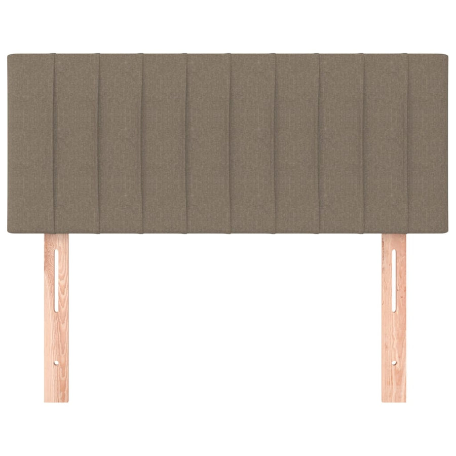Hoofdbord 80x5x78/88 cm stof taupe 1 80 cm Taupe